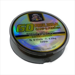 Fir monofilament pentru pescuit, Regal Fish, 6D, lungime 300 m, diametru 0.17 mm, 4.33 kg, culoare camuflaj